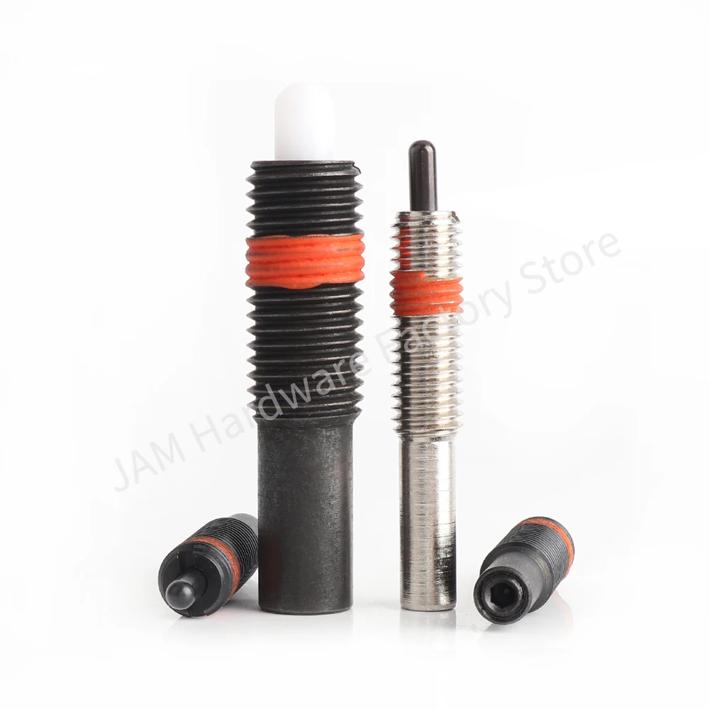 MJ516 JS/JL/JH/JX High Quality Pin Head Cylindrical Telescopic Spring Positioning Pin External Thread Spring Plunger