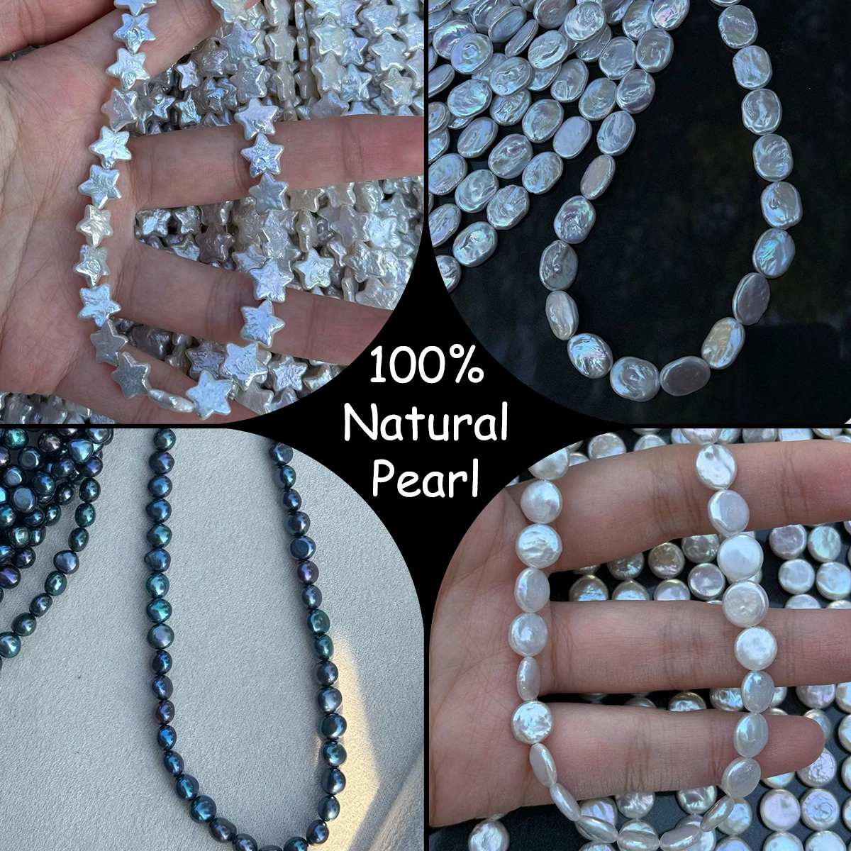 

Бусины из натурального пресноводного жемчуга в стиле барокко для изготовления ювелирных изделий, ожерелья, браслеты, аксессуары, оптовая продажа, поставки жемчужных бусин 36 см