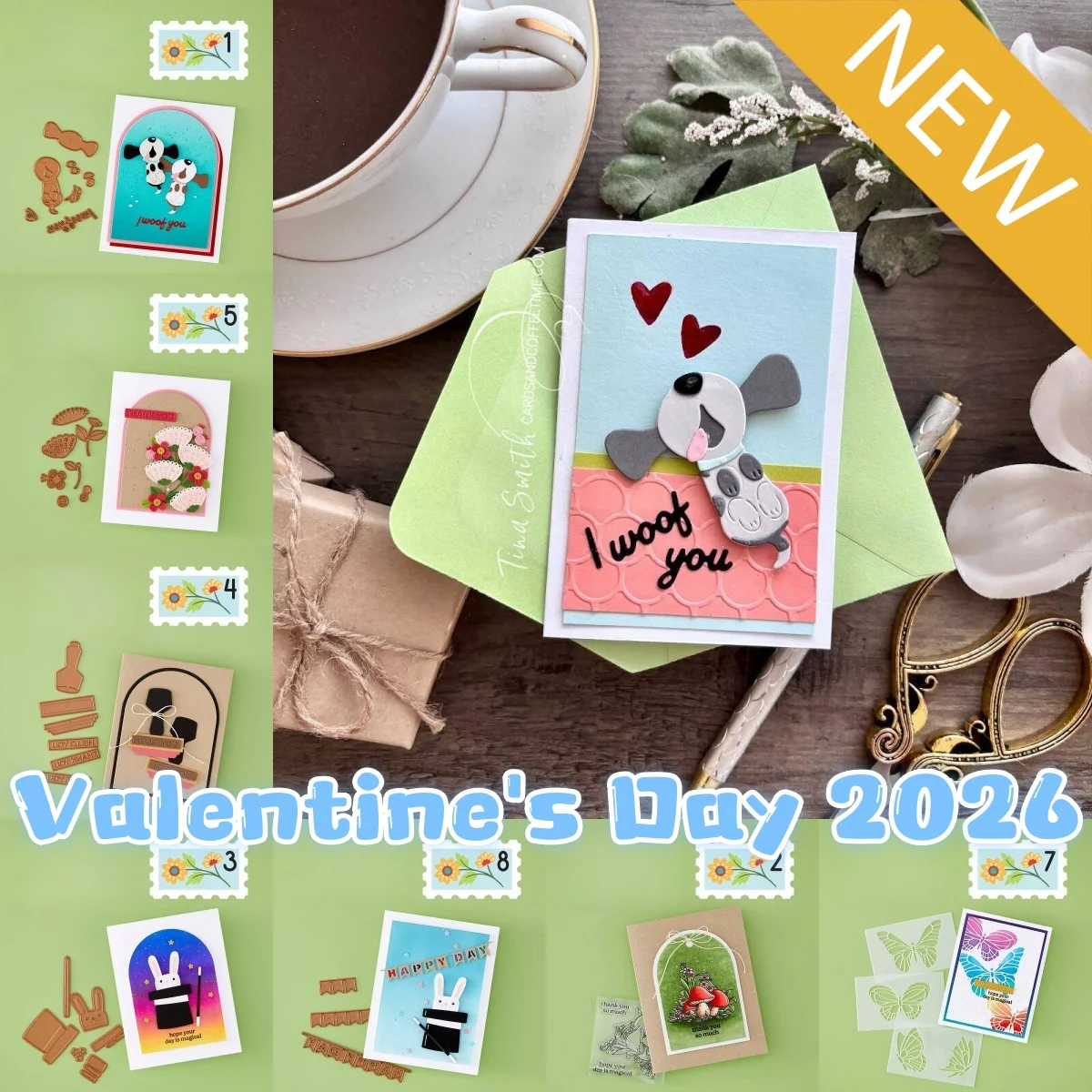 Troqueles de corte de Metal para teléfono, serpiente, pez dorado, conejo, sellos transparentes para álbum de recortes, papel en relieve, Día de San Valentín, primavera 2026