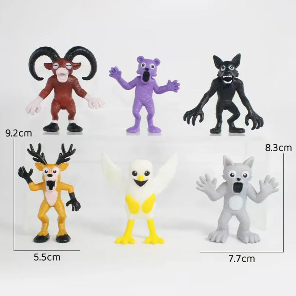 Neuheit 99 Nächte im Wald Hirschspiel Figur Spielzeug Tierpuppe Hirsch Spielzeug Fans Geburtstagsgeschenke Spielzeug für Kinder Halloween Geschenk