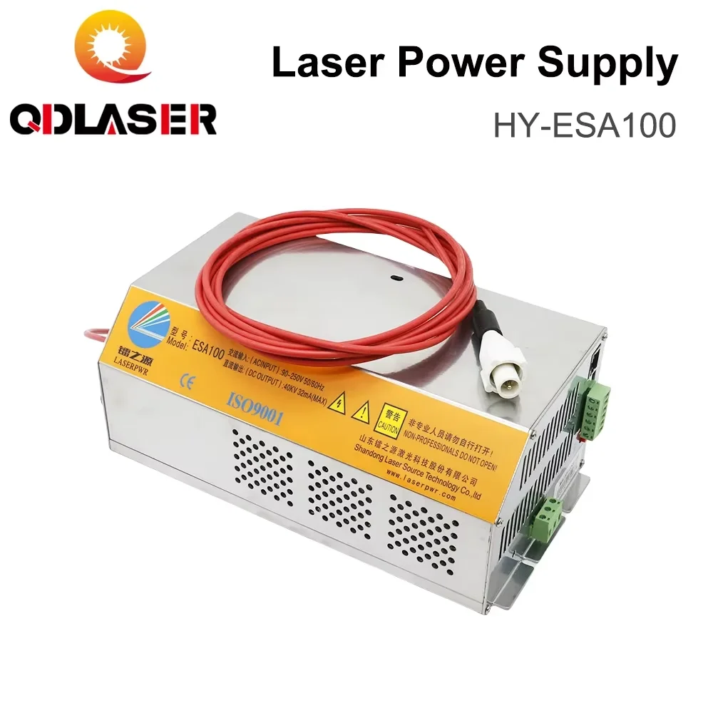 

100-120W HY-ESA100 Es Series CO2 Laser Power Supply for CO2 Laser Engraving Cutting Machine