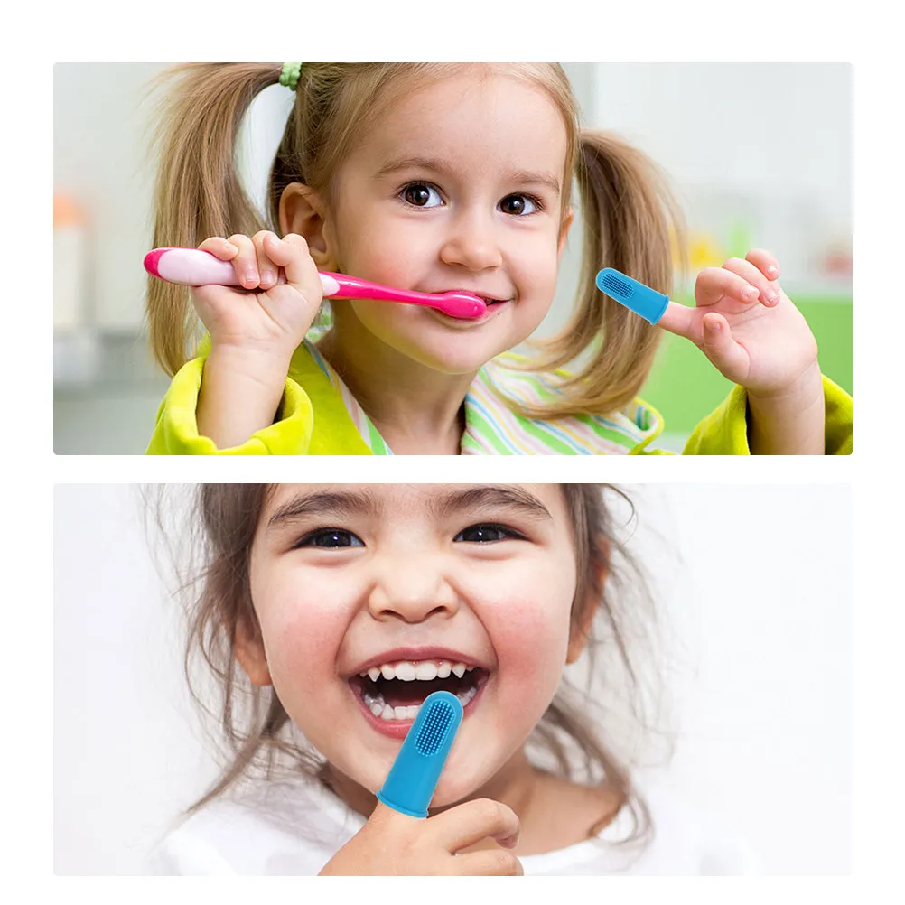

Набор из 12 силиконовых зубных щеток-напальчников для младенцев, мягкие щетки для чистки зубов и языка, инструмент для ухода за полостью рта детей, щетки-напальчники для малышей