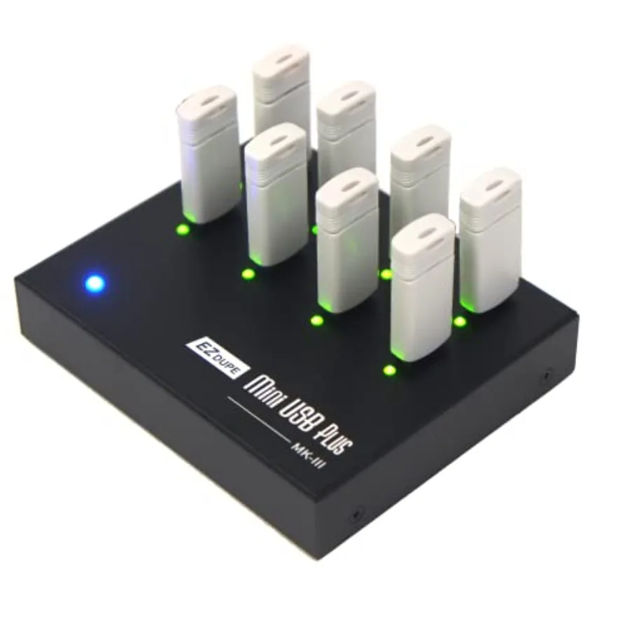 

New Update Version] 7 Mini USB Plus MK III Duplicar - Standalone USB Flash Media Thumb Drive Compact Copier DM-FU0-8VB