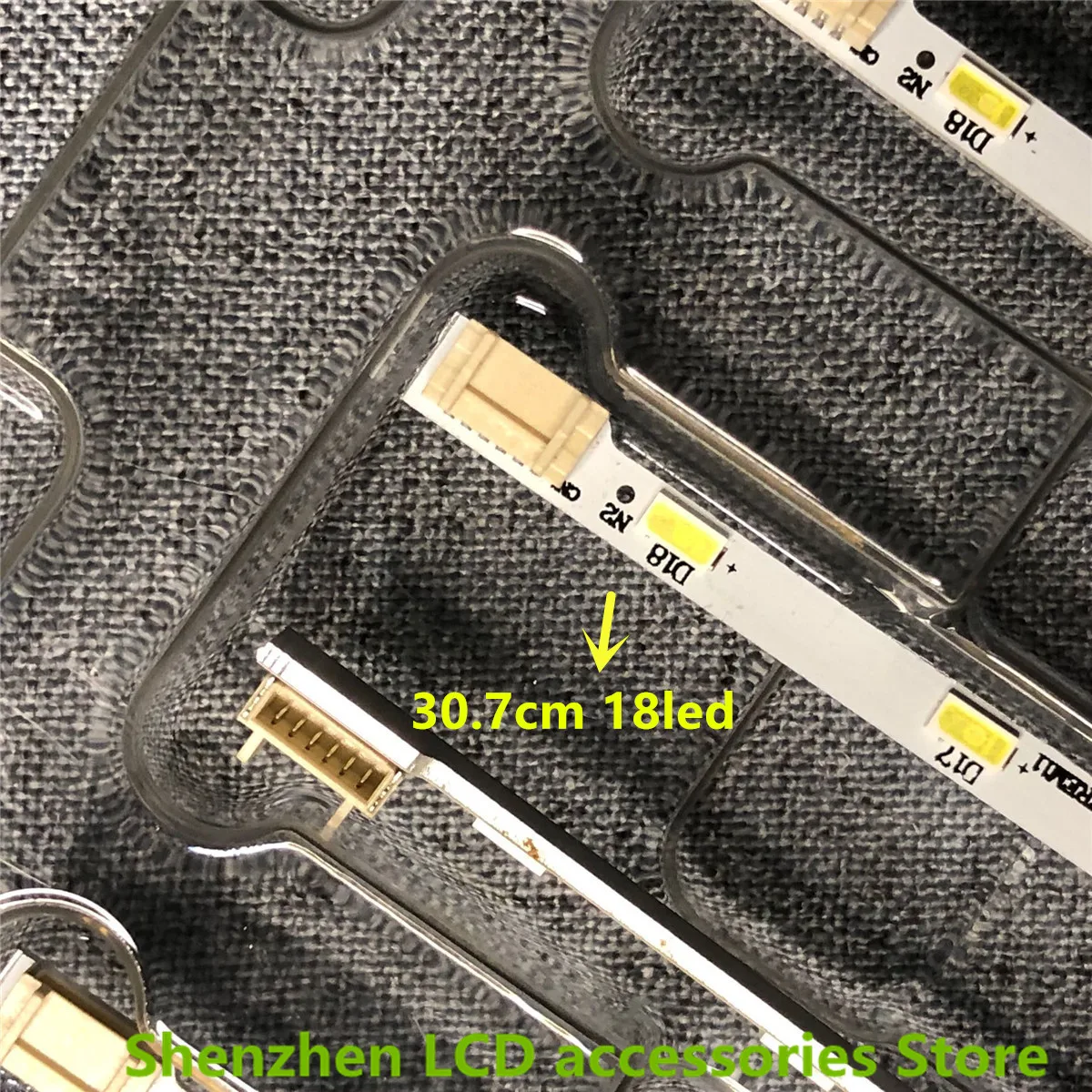 สําหรับ Skyworth 24E510E โคมไฟบาร์ V236B1-LE2-TREM11 V236BJ1-LE2 18LED 30.7 ซม.100% ใหม่ LED Backlight Strip