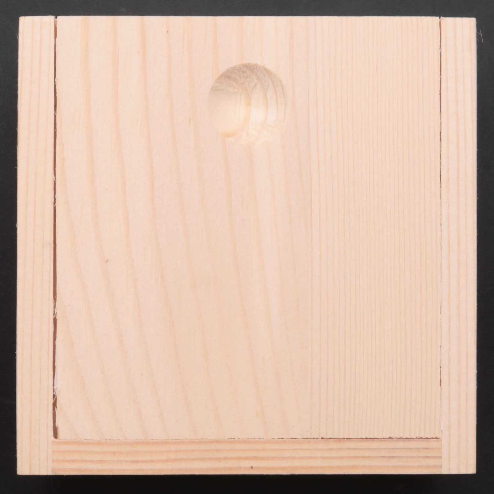 AT21-Small Plain Wooden Storage Box Case For Jewellery Small Gadgets Gift Wood Color