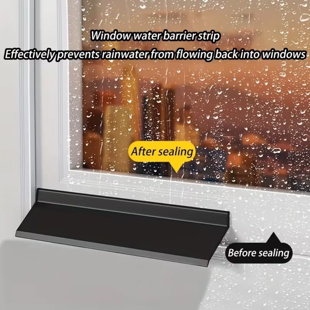 Window Water Blocking Strip, Rainproof Baffle, Rain Proof Device, Rainproof Water Pouring Into Outdoor Window Seams
