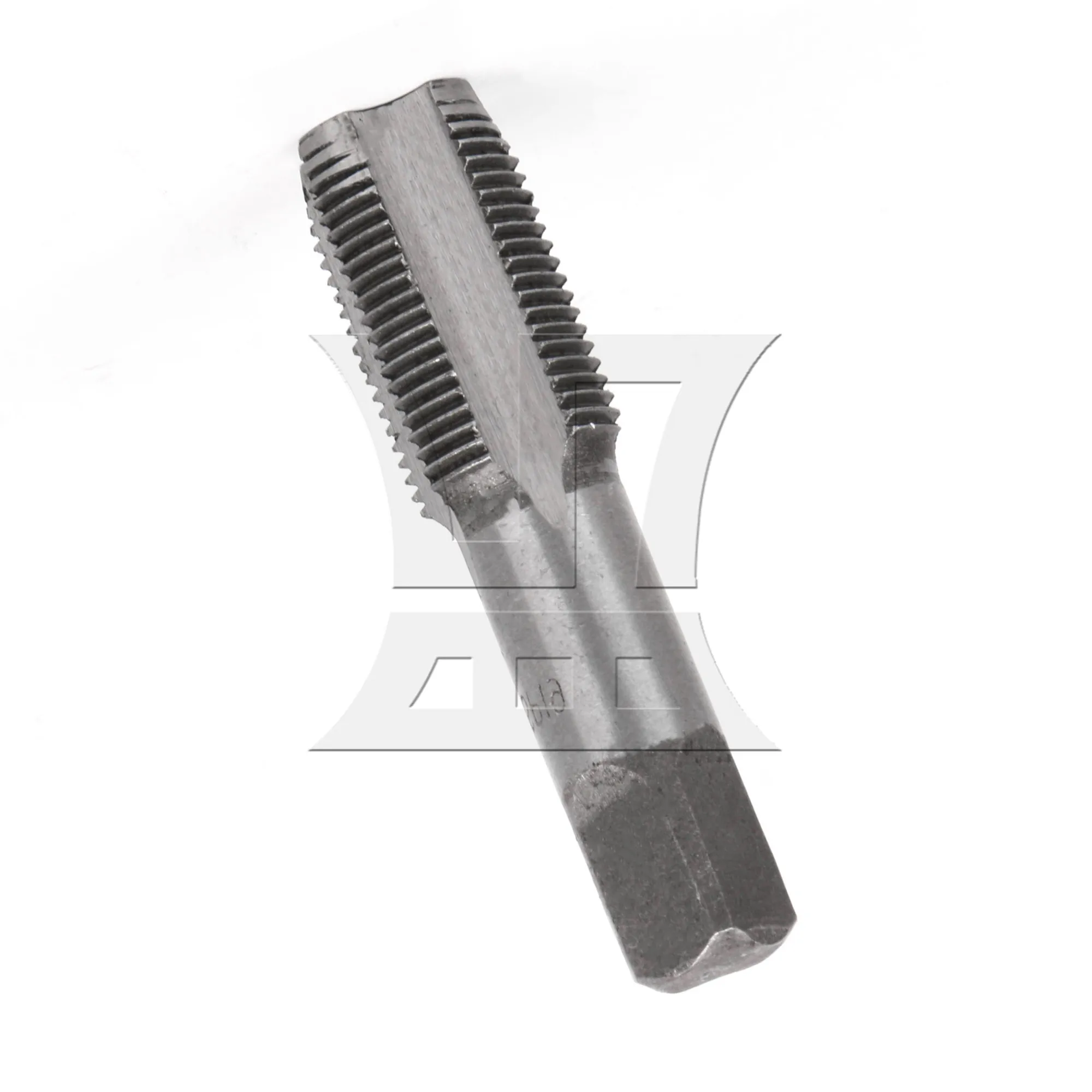 CNBTR 2 Pcs Bearing Steel Hand Tap Thread 3/8" BSP Round Shank w/ Square End