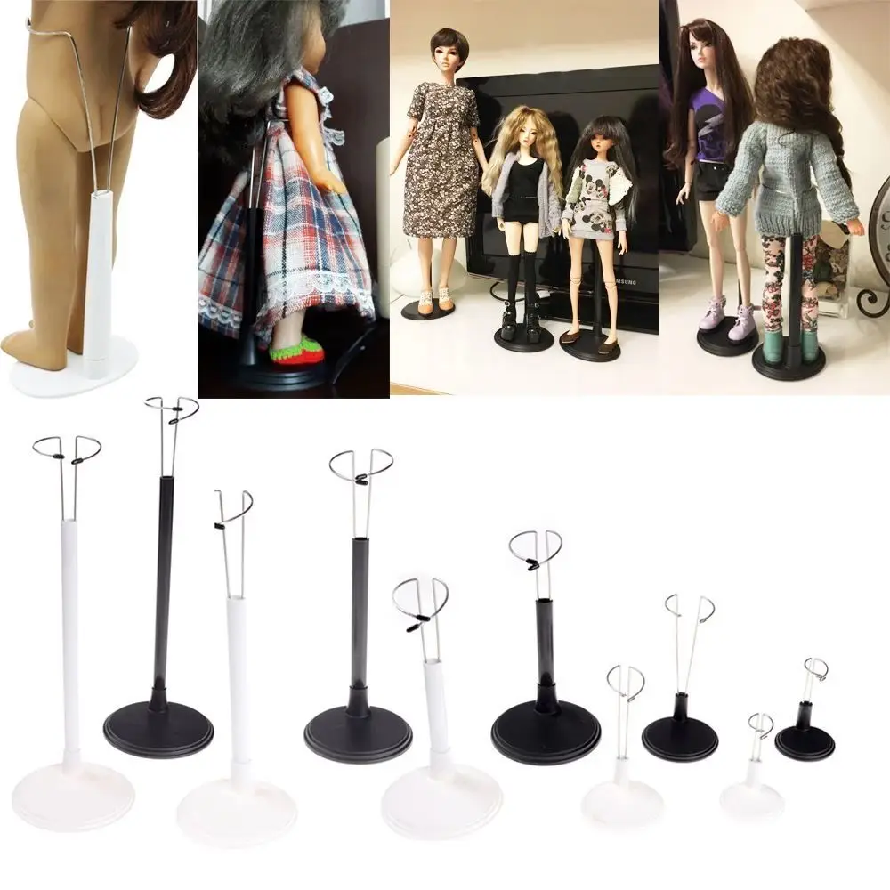 Metal Support Model Toy Support Adjustable White/Black Doll Wrist Stand Doll Display Holder Doll Stands Holder Puppet Support