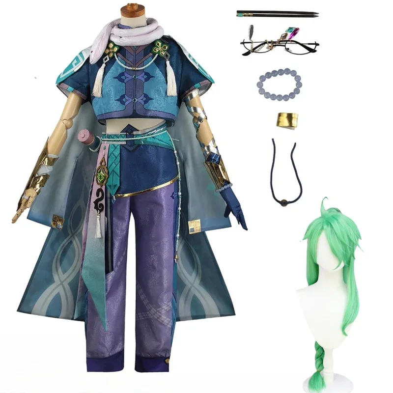 

Genshin Impact Cosplay Baizhu Cosplay Costume Wig