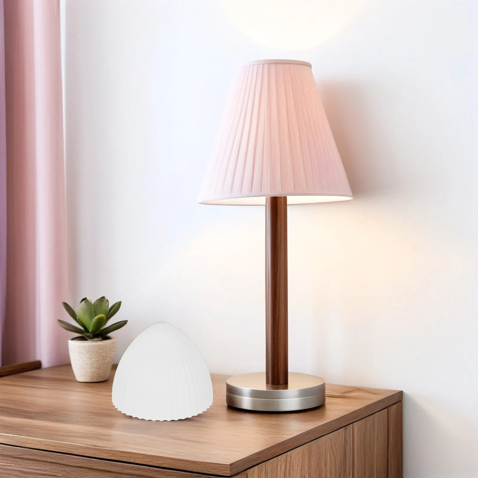 

Полосатый стеклянный плафон 18x13 см, ребристый абажур для подвесного или настольного светильника, уютное освещение для дома, сменный плафон для лампы