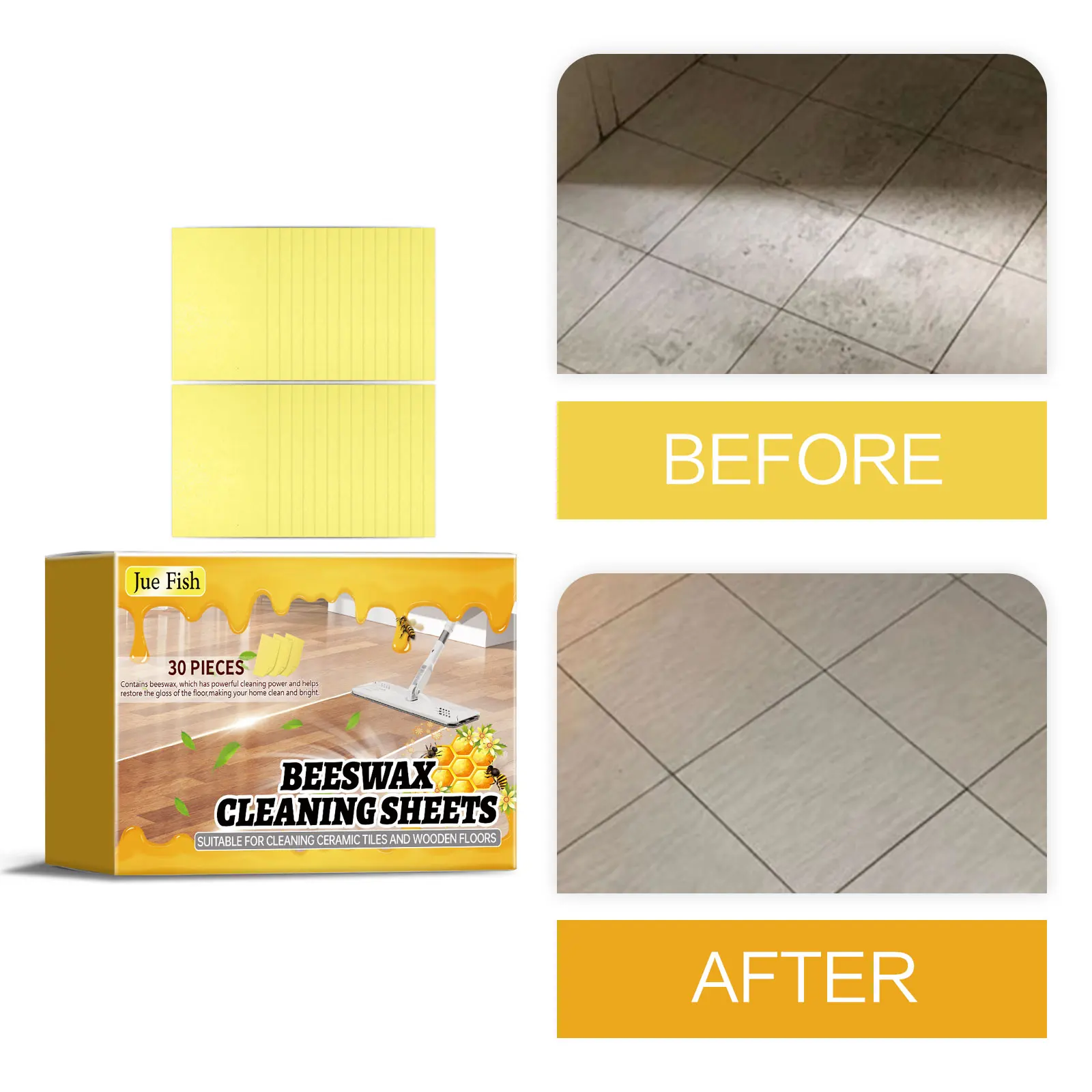 

Floor Cleaner Sheets Wood Tile Dirt Cleaning Ceramic Floor Wiping Home Bathroom Mopping Deep Clean Wooden Floor Cleaning Tablet