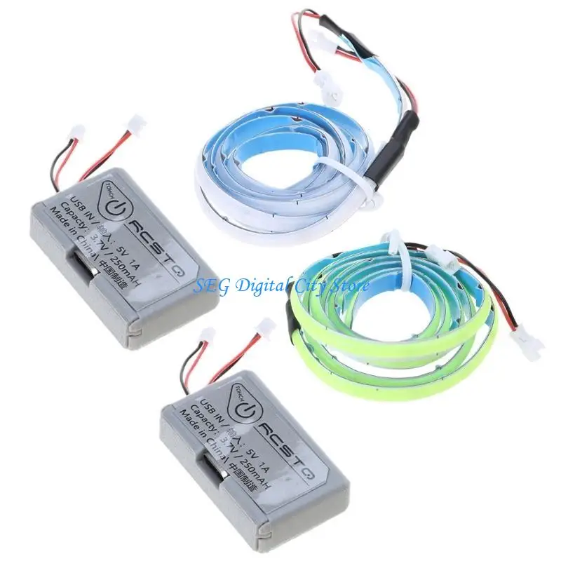 

U75B Highly Brightness Light Tube Night Flight Warning Light Strips 3-Level Adjust Brightness for Avata 2 Repairment