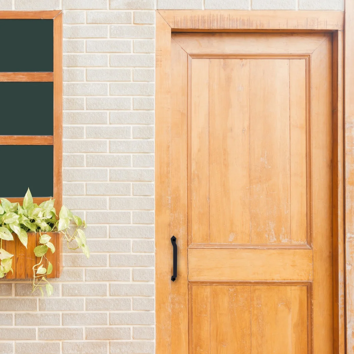 

Pull Door Handle Industrial Style Iron For Cabinet Shed Garage Practical Grab Handle Barn Ktv Hotel Office Use