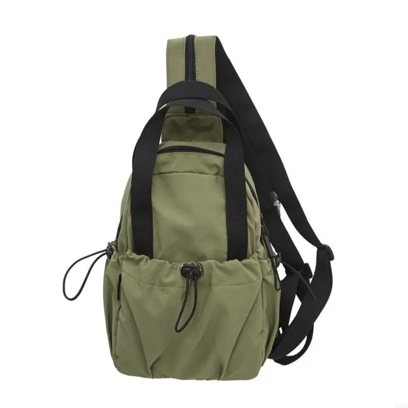 

Crossbody Backpack Shoulder Bag Nylon Slings Bag Casual Daypack Rucksack 547A