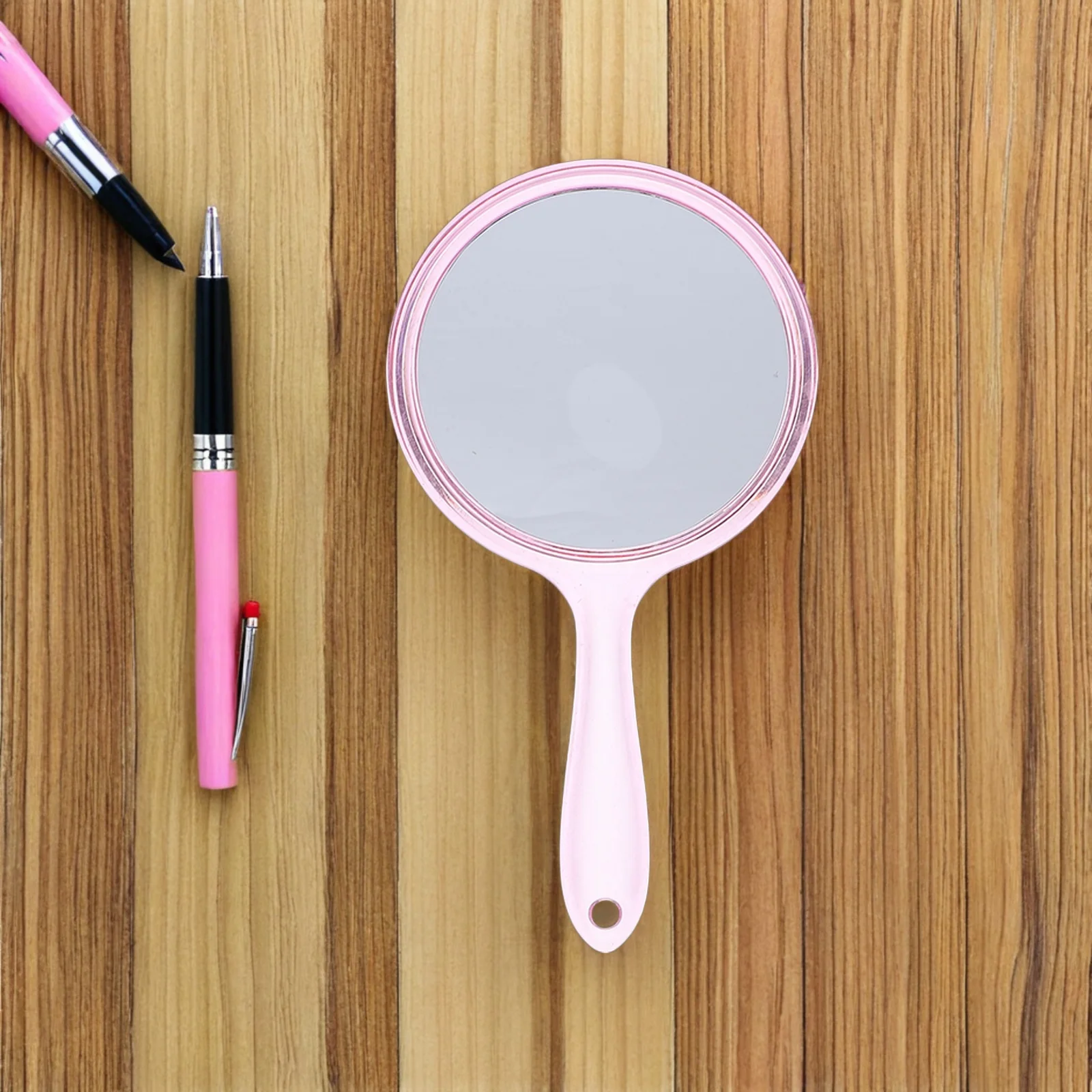 6Pcs Double Sided Round Compact Makeup Mirrors Mini Portable Handheld Magnified Pocket Travel Vanity Mirror for Girls Women