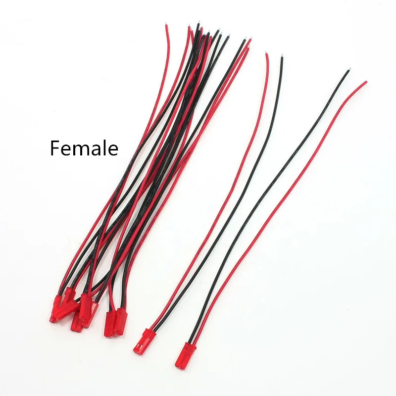 10pcs RC Plane Car Li-Po Battery JST Male Female Connector Wire 20AWG/22AWG/26AWG 100MM/150MM