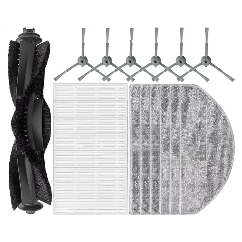 A74G-Main Side Brush Filter Replacement For ILIFE V20/Vyzzle D10/Laresar L10/Lydsto R1D Edge/Roidmi Eve Rook S