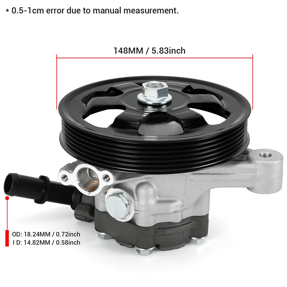 

Насос гидроусилителя руля со шкивом 96-665 21-534 для Honda Odyssey Touring Mini 3.5L V6 11-17