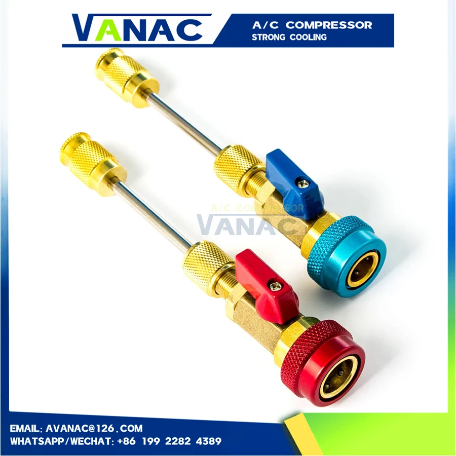 NEW Air-conditioning Installation Air Conditioning R134A Valve Core Quick Remover Installer High Low Pressure Tool Auto Internal