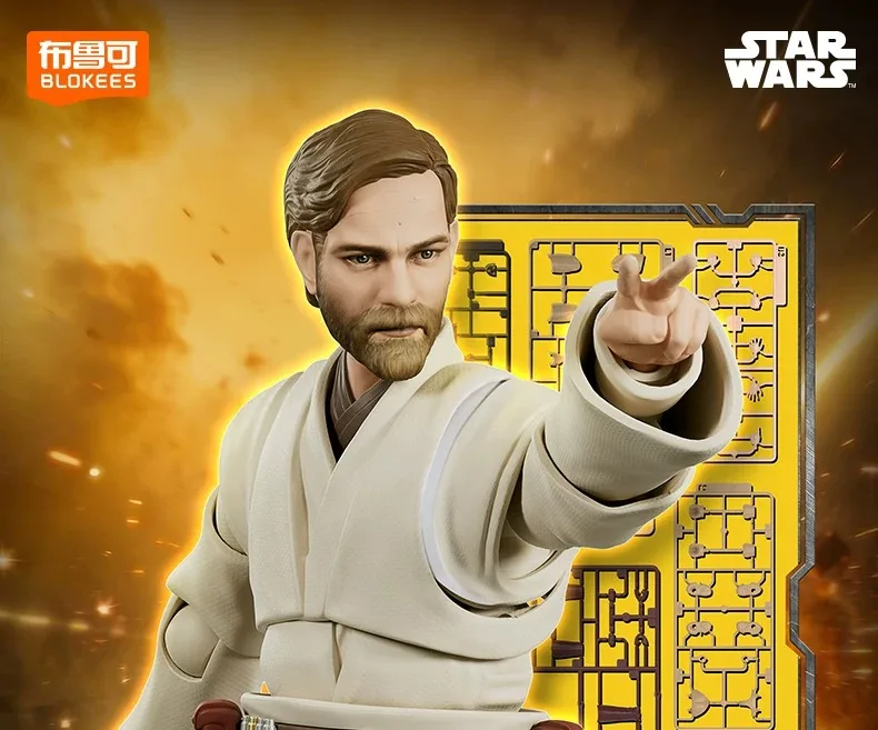 BLOKEES Neue Star Wars Bausatz-Figuren Beyond Edition Klon-Kommandant Cody Obi Wan Kenobi Montagemodell Ornament Spielzeug Geschenk – Detail 16