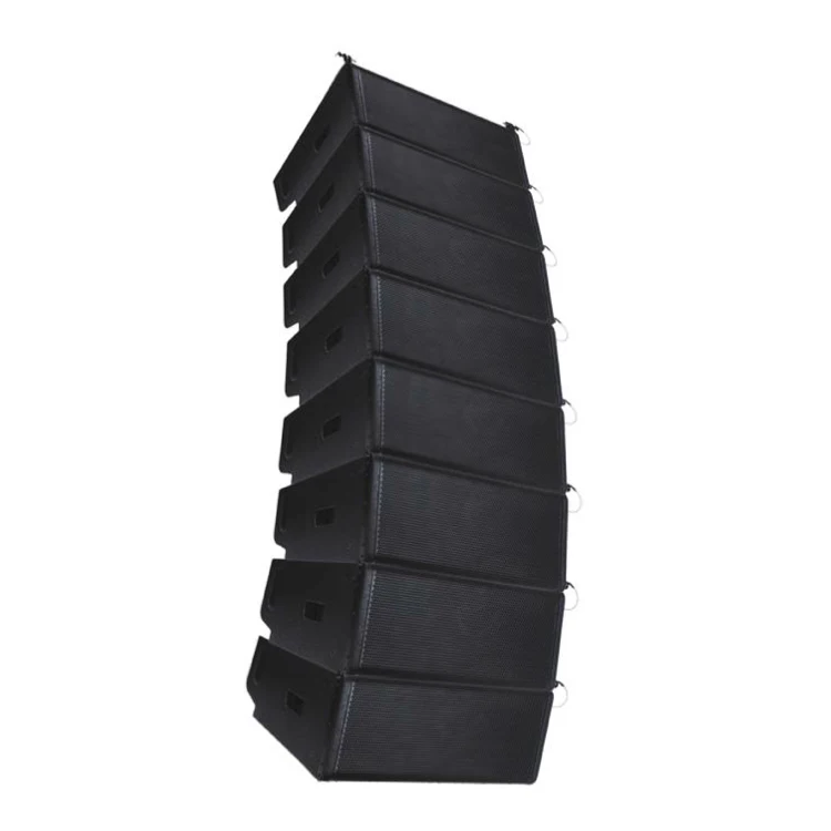 

Mini Dual 8inch Powered 8ohm Line Array Speaker for Indoor and Outdoor