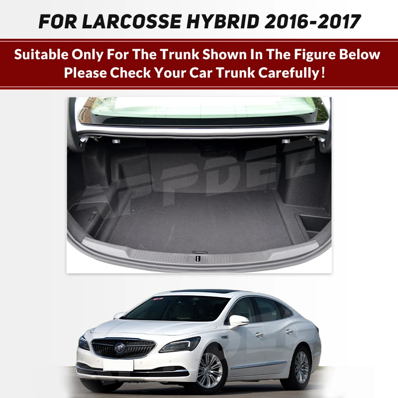 Car Trunk Mat For Buick Larcosse Hybrid 2016 2017 Custom Car Accessories Auto Interior Decoration