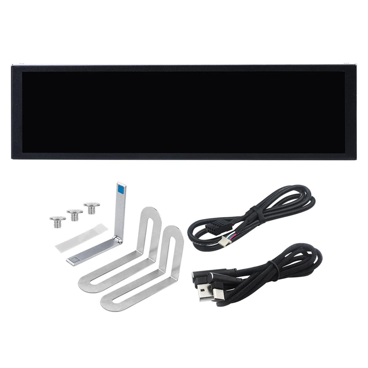 شاشة ثانوية USB 2025 + 9.2 بوصة من النوع C شاشة ممتدة لسطح المكتب 1920x462 IPS LCD CPU RAM GPU Monitor TURZX