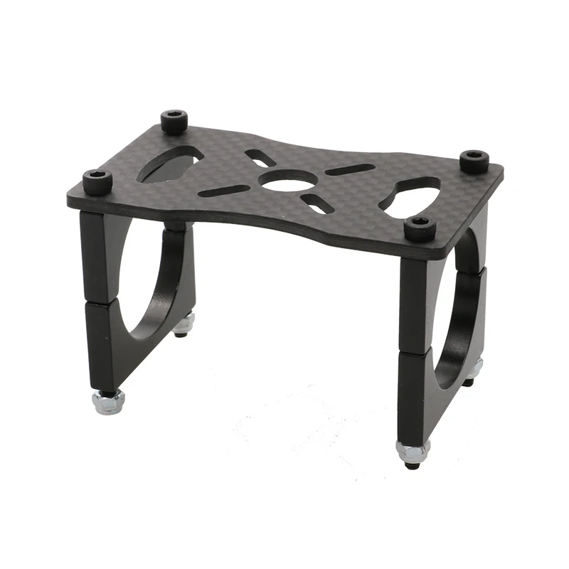 4Sets 12/16/20/22/25/30mm 3K Full Carbon Fiber Tube Clip Clamp + Plate Motor Base Kit Mount Support For RC FPV Multicopter