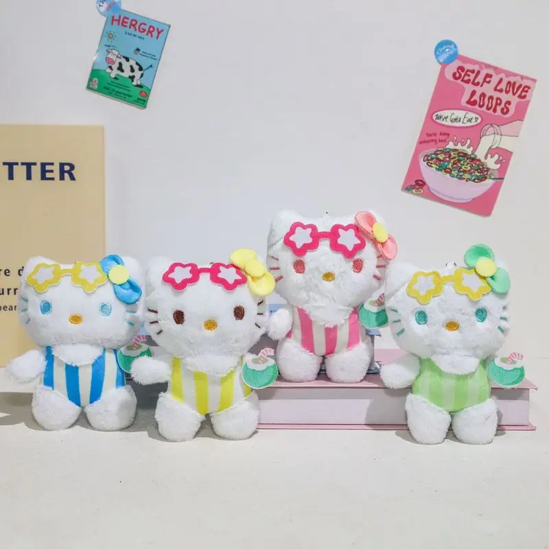 

аниме Hello Kitty Плюшевая кукла Брелок девушка Сумка-подвеска украшение полипропиленовая хлопковая начинка Периферийные игрушки Аксессуары Праздничные подарки