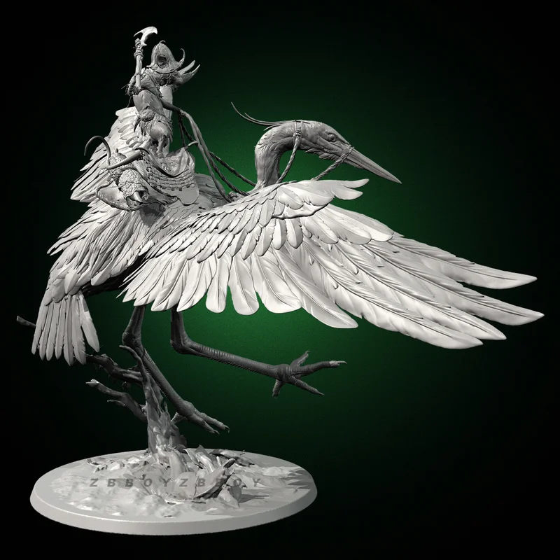 110mm 165mm Crane Borne Rover Resin Model Figure Gk Micro Miniature 3d Printed White Model Toy Unassembled And Unpainted Kit