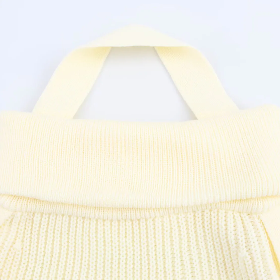 Women's Backless Halter Neck Knitted Top European American Style Fashion New Arrival Sleeveless Open Cardigan
