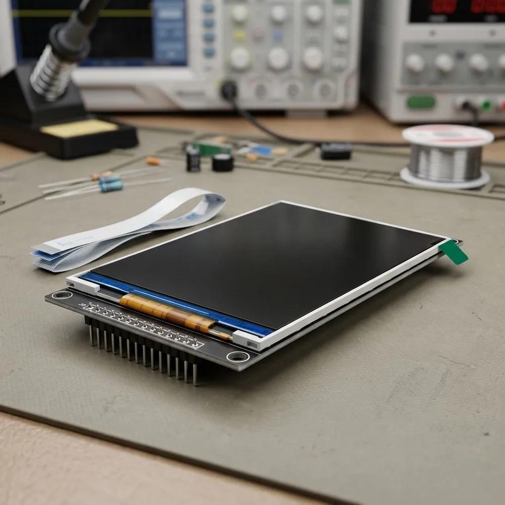 4.0 inch TFT LCD Display with Capacitive Touchscreen 320x480 Pixels and ST7796 Driver for Arduino Microcontrollers