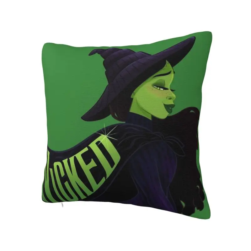 Custom Wicked The Musical Square Pillowcover Home Decor Cushions Throw Pillow for Sofa Double-sided Printing
