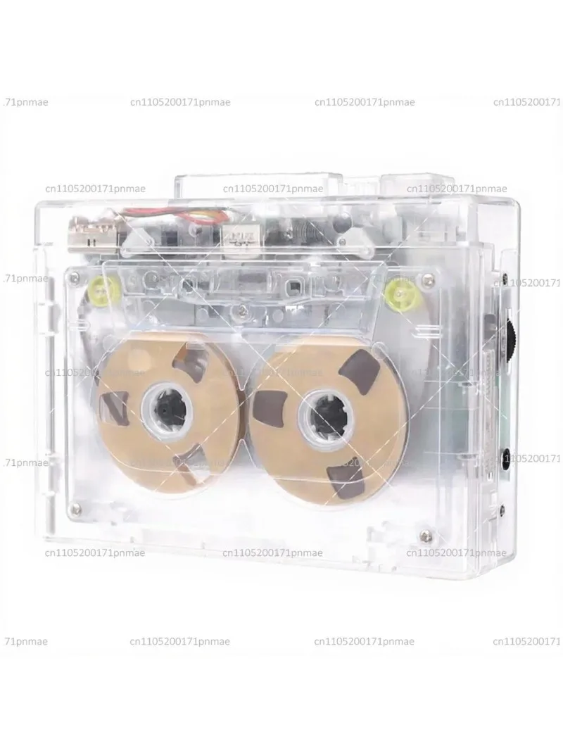 Retro Transparent Bluetooth Tape Player Portable High Fidelity HIFI FM Radio Classic Nostalgic