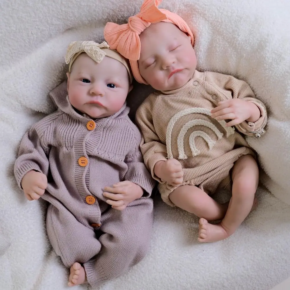

18INCH Already Finished Reborn Baby Doll Awake Levi Newborn Baby Size Realistic Sleeping Baby Dolls Muñecas Bebe Reborn Kids Toy
