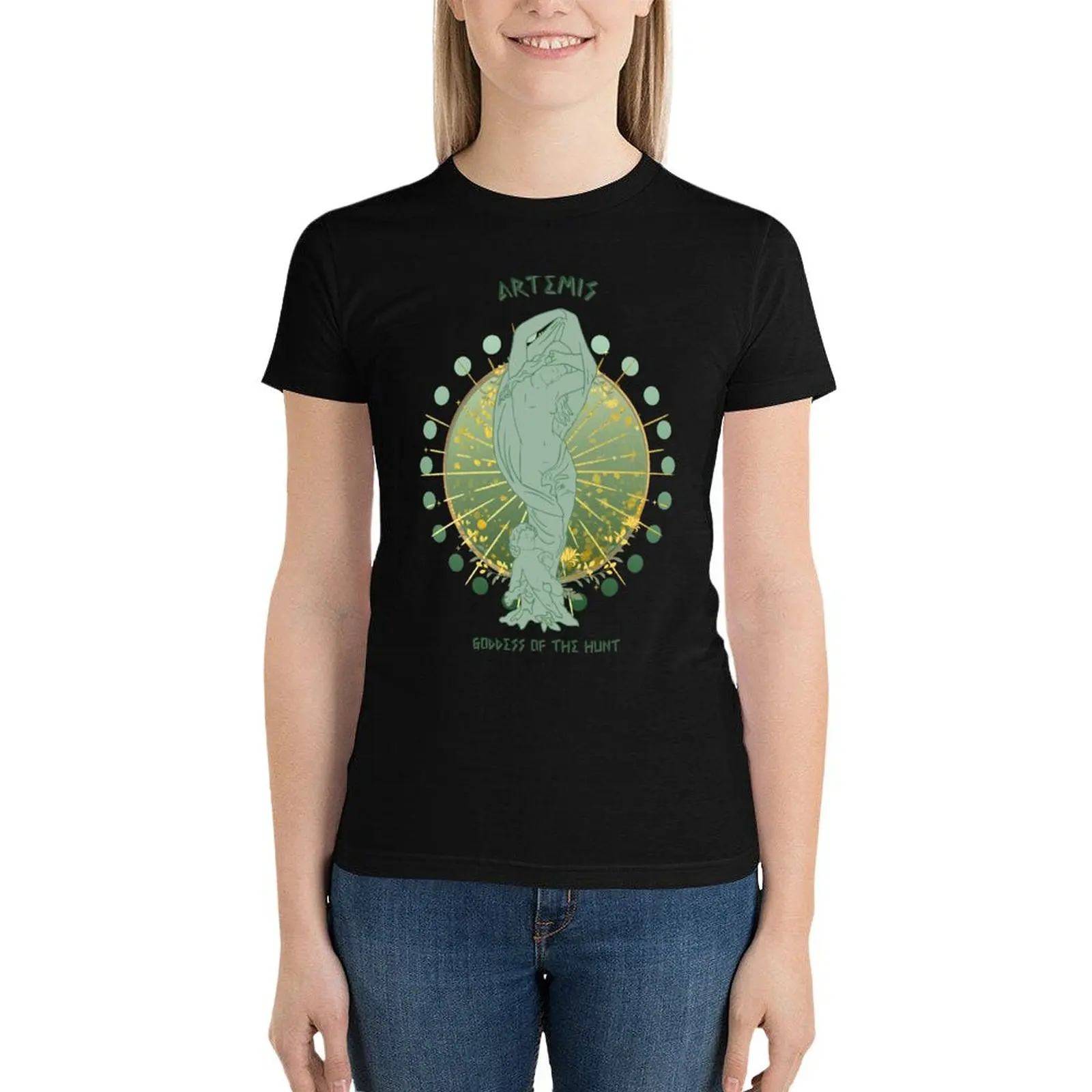 Artemis goddess of the hunt T-Shirt vintage clothes tops Women's tee shirt