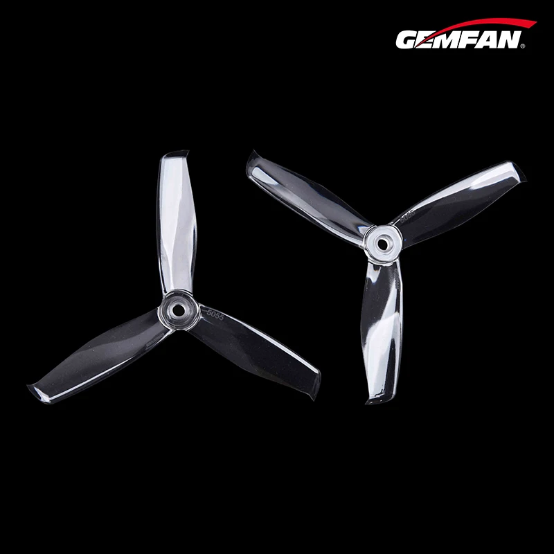 10 Pair Gemfan Hulkie 5055 5 Inch 3 Blade Tri-blade Propeller Compatible 2205 Brushless Motor for 5inch FPV Racing Frame Kit