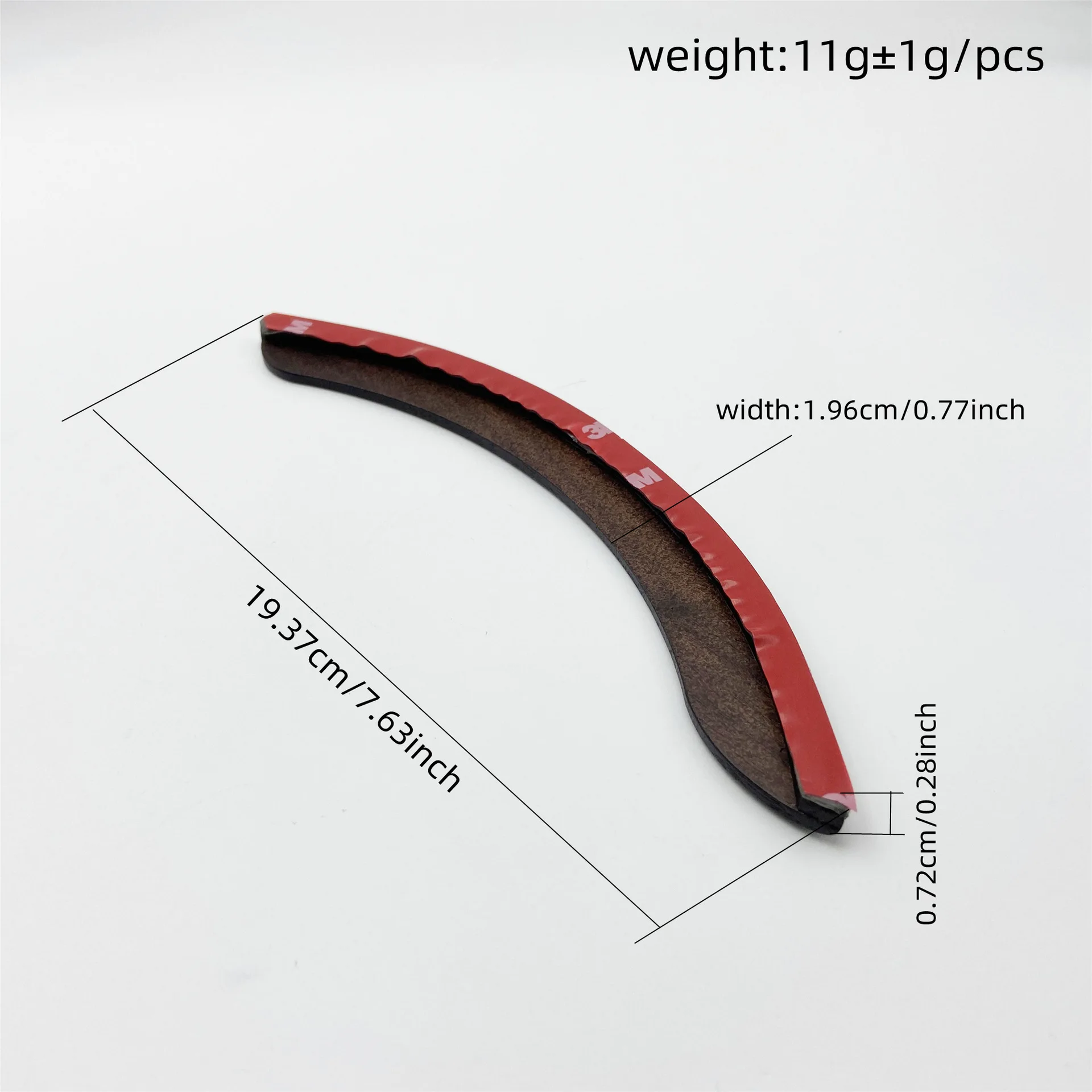Rosewood Guitar Armrest Hand Rest with Double-Sided Adhesive Tape Self-Adhesive 40-41 inch Acoustic Guitar Arm Rest Pad
