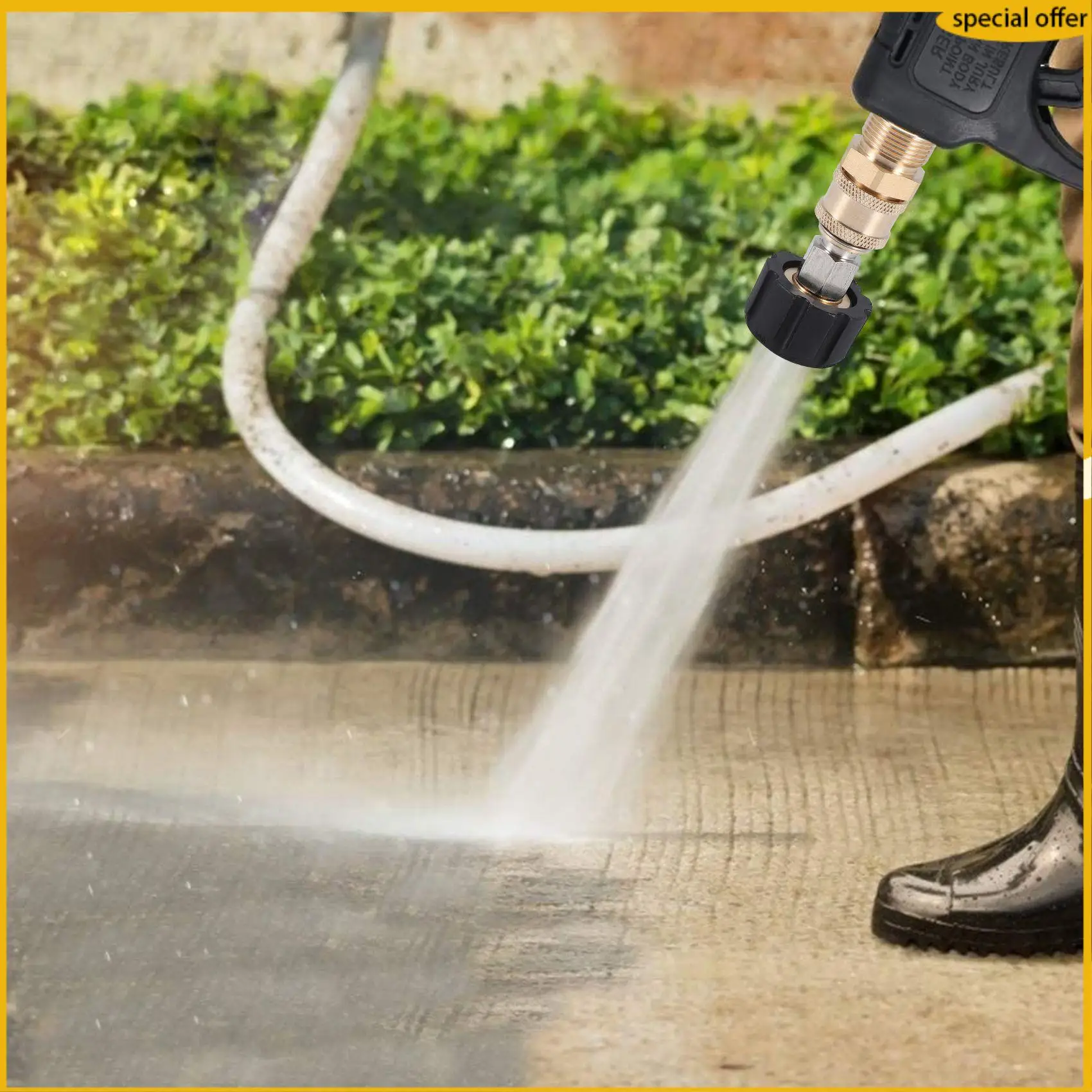 

A50I Набор адаптеров для мойки высокого давления M22 на 1/4 дюйма, комплект быстрого подключения M22 от 14 мм до 1/4 дюйма