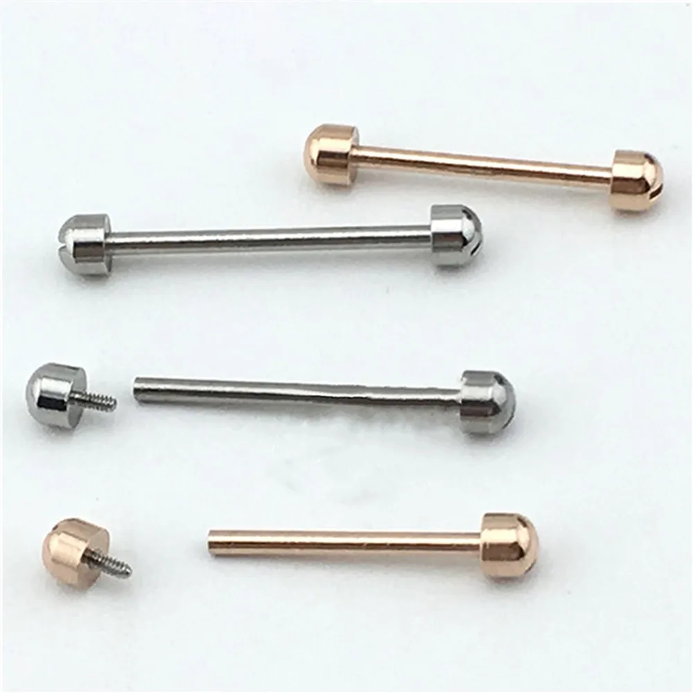 Watch Strap Screw Tube Rods Connection Rod Watch Lug Pins Band Connect Link Rod for Watch Strap Bands 14mm 16mm 18mm 20mm 22mm