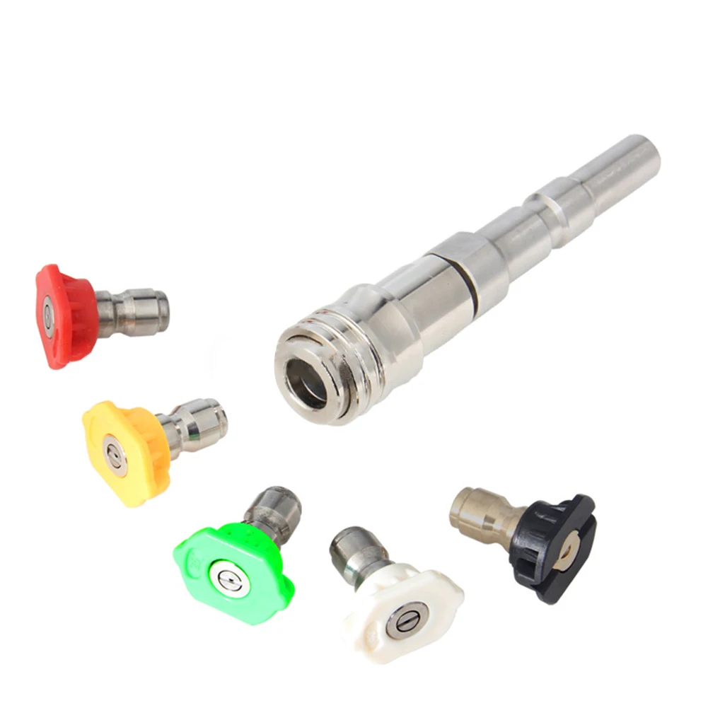 

For High-pressure Washers Washing Accessory Nozzle Extension Compatible With Multiple Washers Convenient Outdoor Cleaning