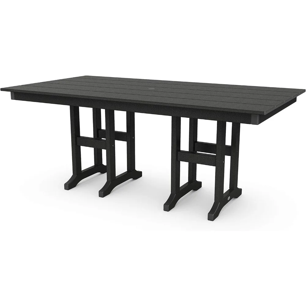 

Outdoor Dining Table, All-weather Lumber Not Prone To Splinter, Crack, Chip, Peel, or Rot, Cleans Easily, Outdoor Tables