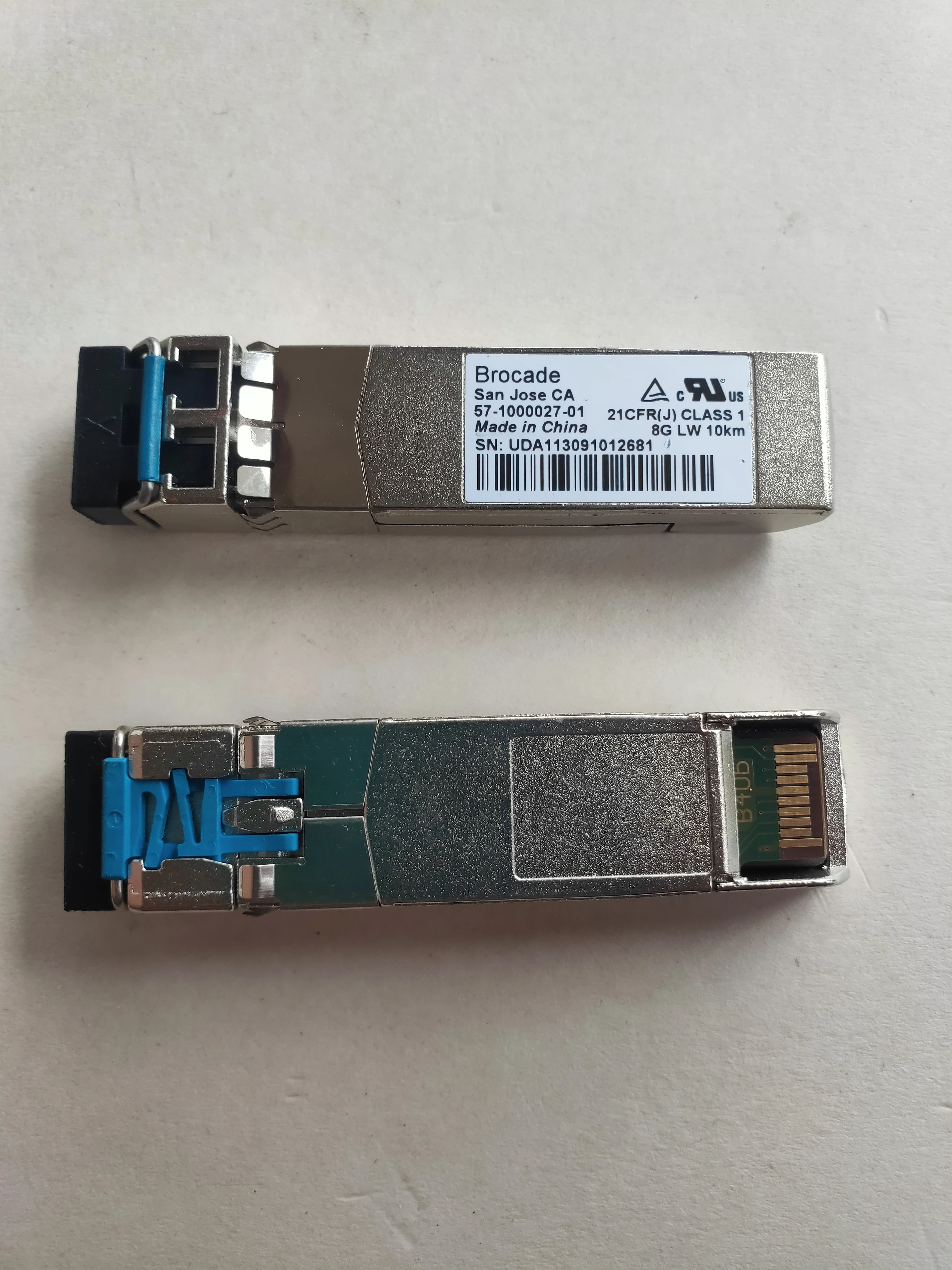 Brocade 8GB  SFP Port Module 57-1000027-01/8G LW 10KM Single-Mode Optical Transceiver