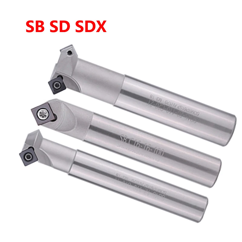 

OYYU Инструменты для снятия фаски 45/90 градусов SB SD SDX C16-16-100 C12-10-110 C20 C25 110 120 1T 2T Фрезерные пластины Инструмент для снятия фаски с ЧПУ