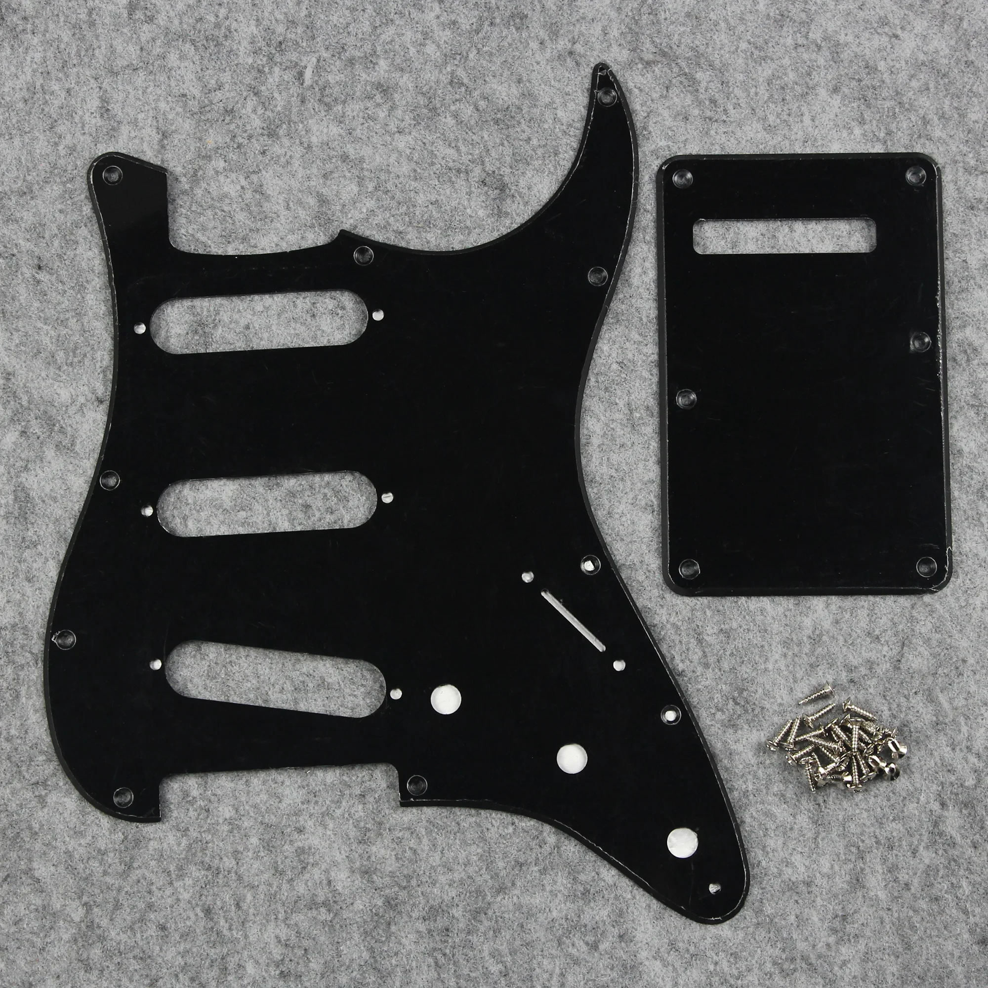 FLEOR Satz SSS-Schlagbrett ST FD Gitarren-Kratzplatte, 11 Löcher, Rückplatte und Schlagbrettschrauben für E-Gitarre in den USA/Mexiko – Detail 4