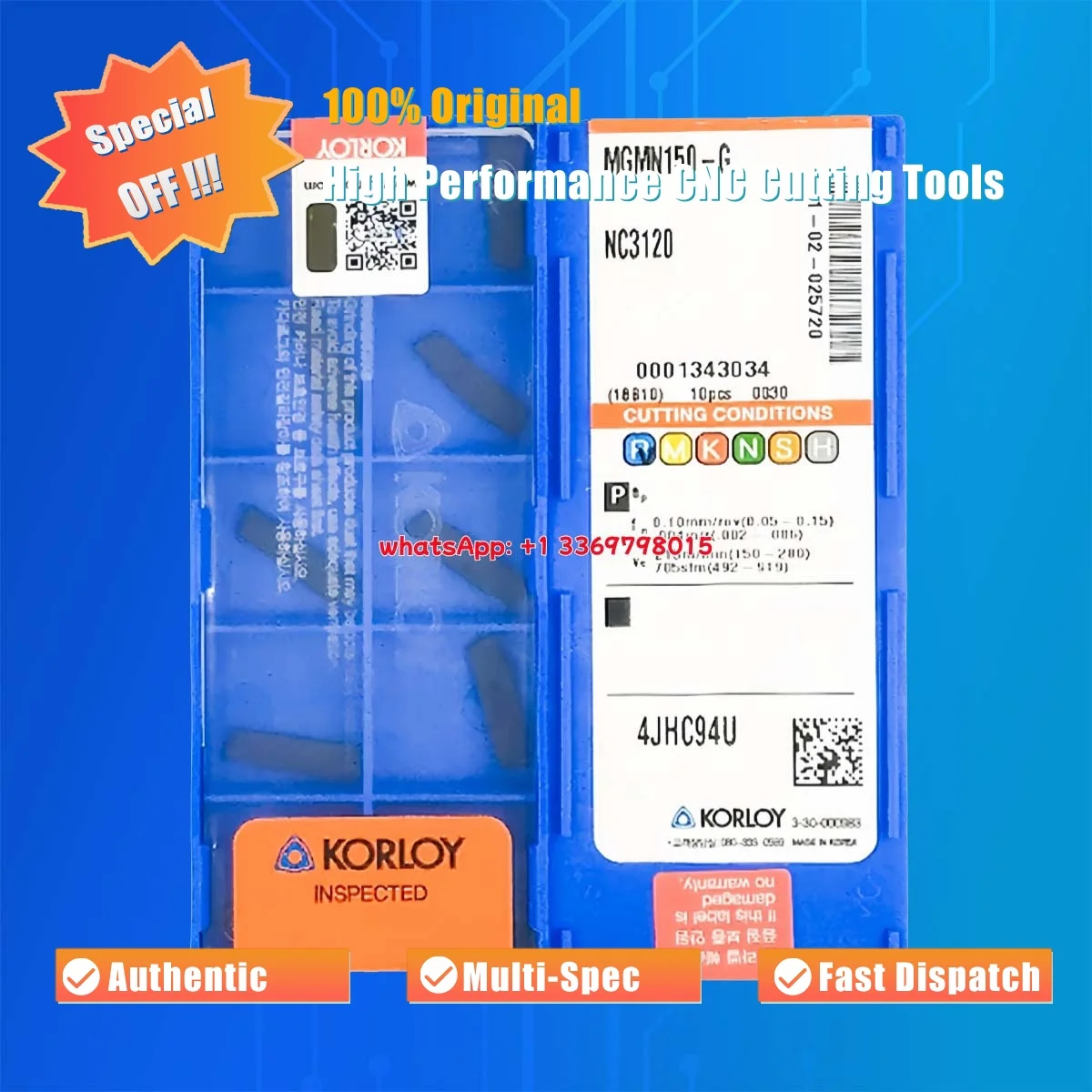 10 szt. Oryginalne płytki MGMN MGMN150 200 250 300 400 500 600 -G T M LM9810 do frezowania rowkowego