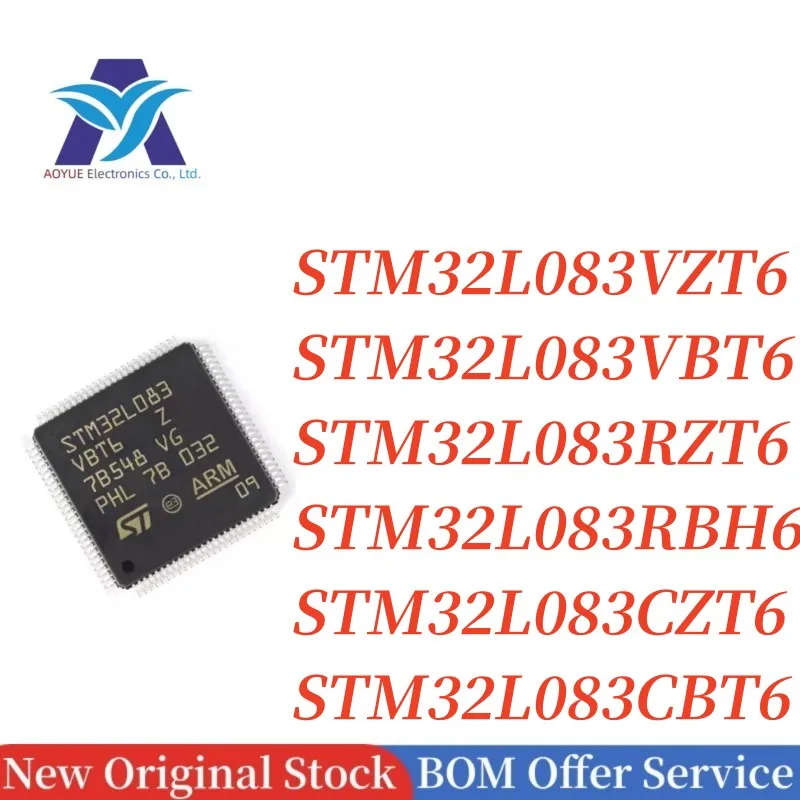 STM32L083 32-bit 192KB 20KB SRAM STM32L083VZT6  STM32L083VBT6 STM32L083RZT6 STM32L083RBH6 STM32L083CZT6 STM32L083CBT6