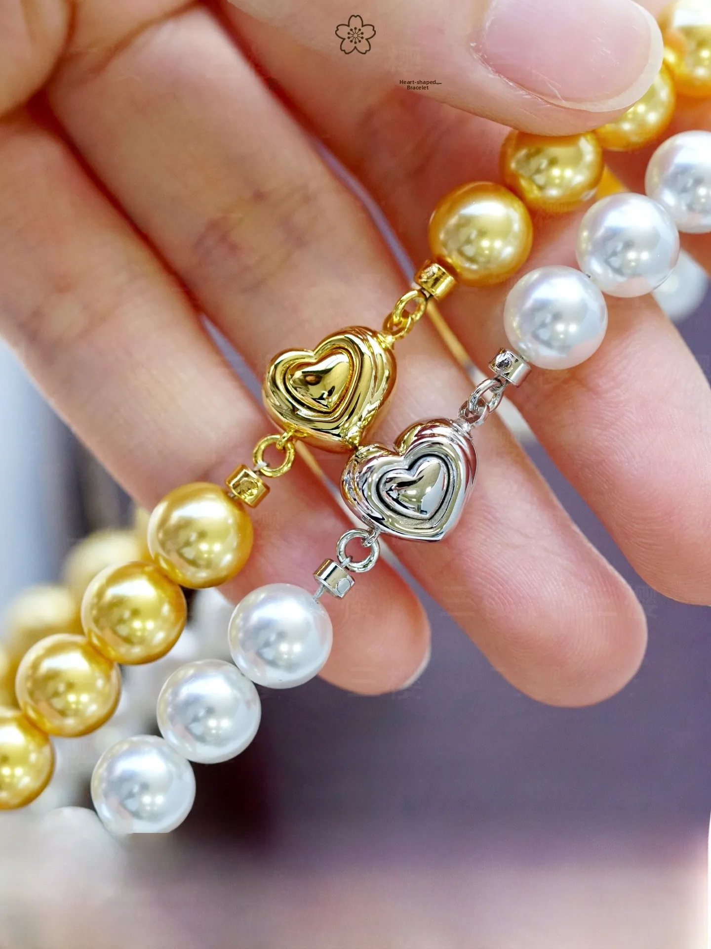 collar-y-pulsera-de-perlas-con-botones-en-forma-de-corazon-plateados-materiales-para-manualidades-accesorios-de-joyeria