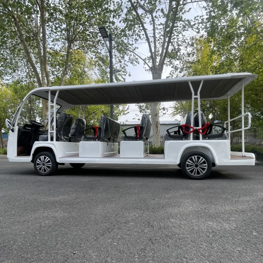 

Hot Selling Street Legal Electric Tour Bus 72V Lead-Acid Battery And Lithium Battery Optional Powered 11 14 Seater Electric Bus