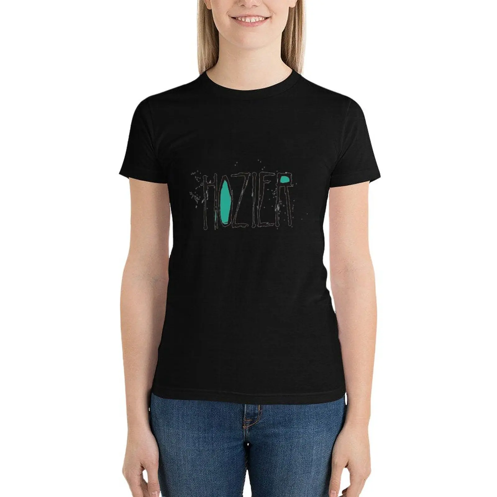 

Hozier Logo Design T-Shirt funny cute clothes hippie clothes T-shirts for Women